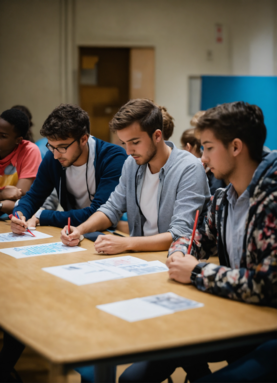 Cette photo montre un groupe de jeunes stagiaires .png